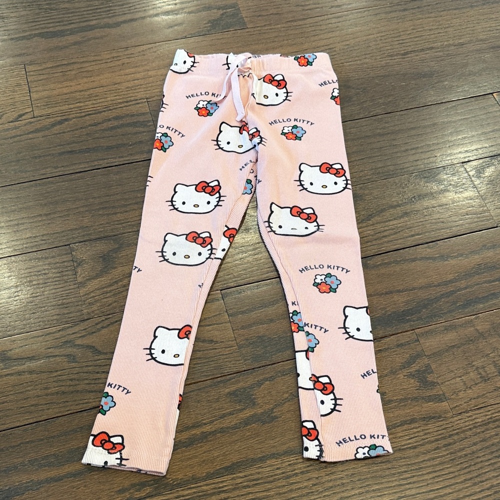 Zara Hello Kitty Light Pink Girls' Printed Leggings